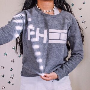 Tommy Hilfiger Gray Crew Neck Sweater
